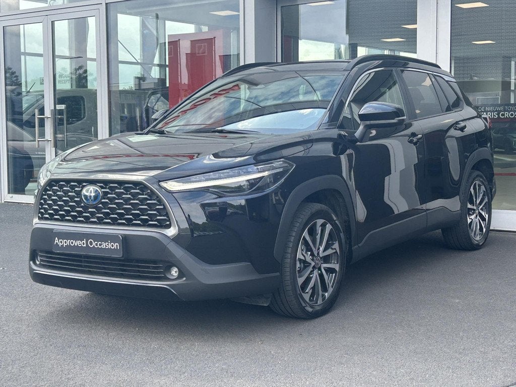 Toyota Corolla Cross 2.0 High Power Hybrid Dynamic Navigatie, Auto's, Toyota, 196 pk, Gebruikt, 4 cilinders, Leder en Stof