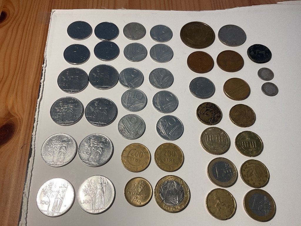 Diverse oude Italiaanse lire, Ophalen of Verzenden