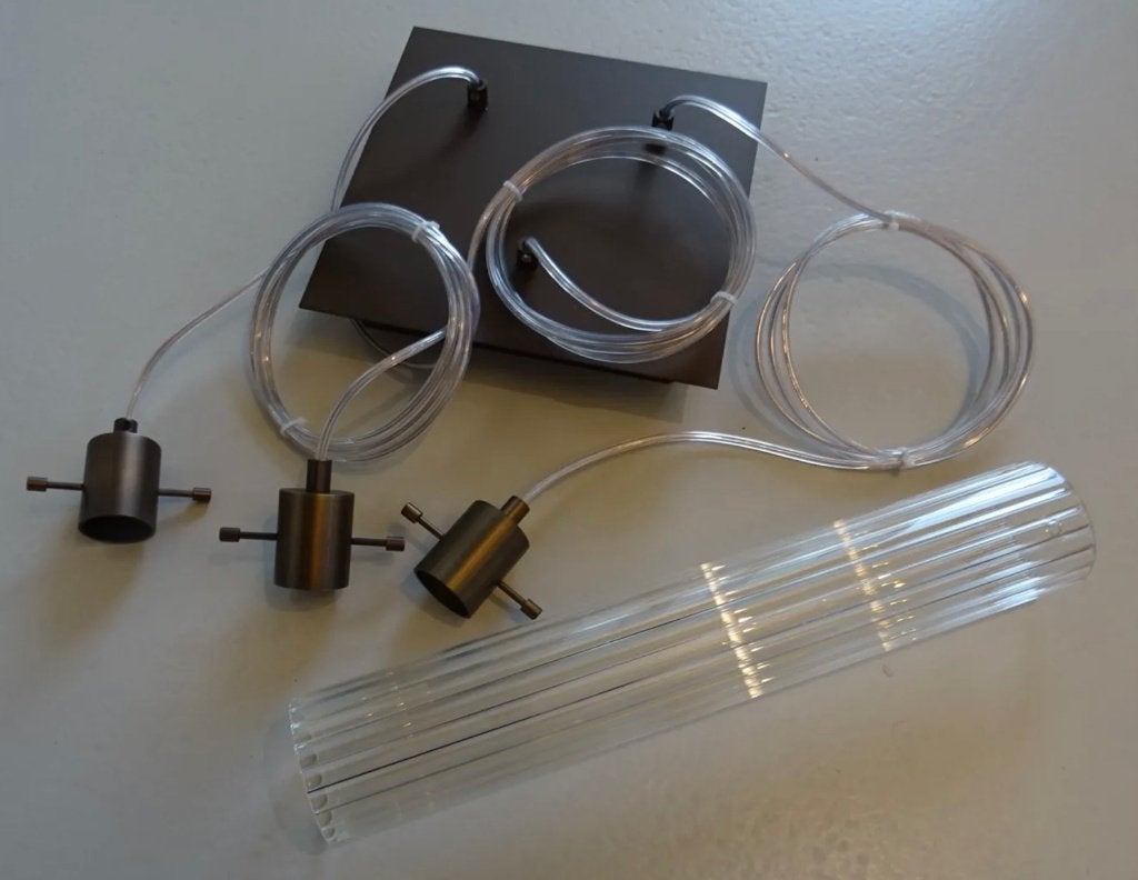 Luxe hanglamp van Ilfari Infinity twv € 1250,00 Eichholtz, Huis en Inrichting, Lampen | Hanglampen, Nieuw, GU10, Ophalen of Verzenden