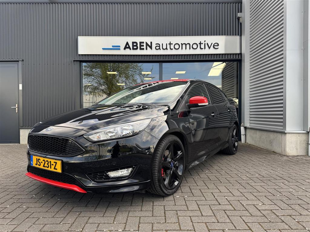 Ford Focus 1.5 Ecoboost 150PK Red & Black Edition (NAVI|AUTO, 4 cilinders, 150 pk, Zwart, Origineel Nederlands