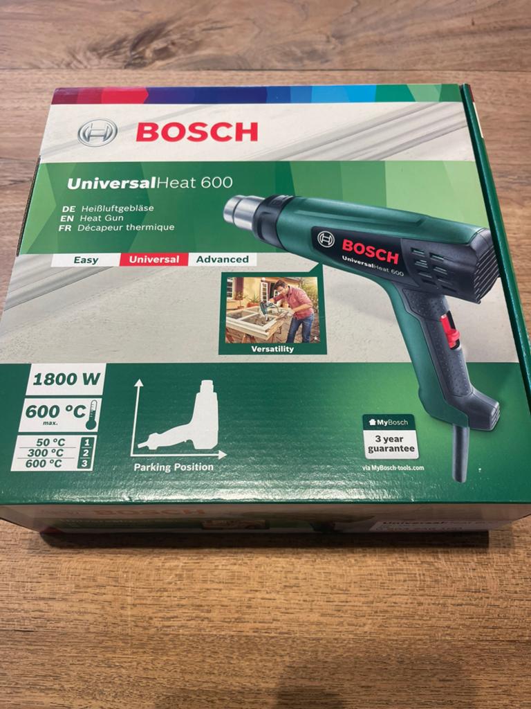 Bosch UniversalHeat 600 heteluchtpistool - Nieuw in doos, Ophalen of Verzenden, Nieuw