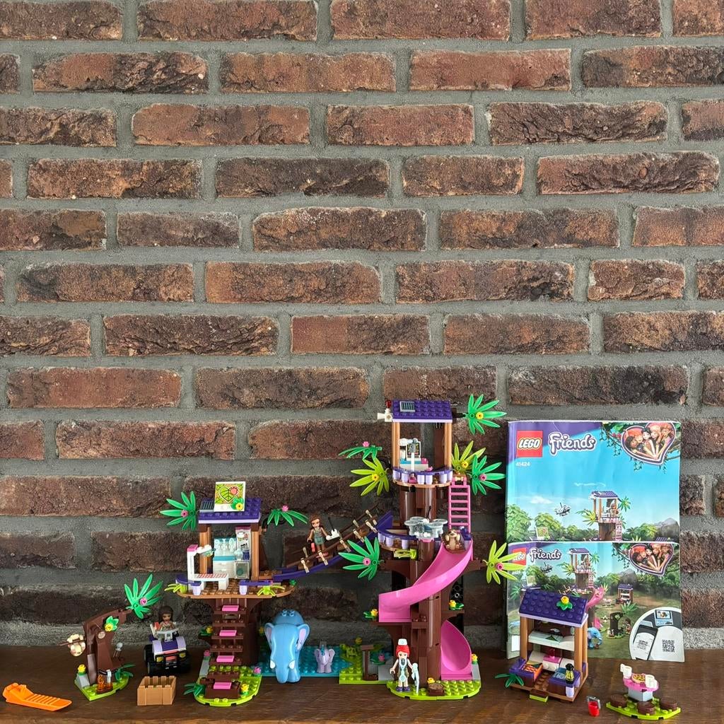 LEGO Friends - Jungle reddingsbasis - 41424, Lego, Friends, Ophalen of Verzenden, Complete set