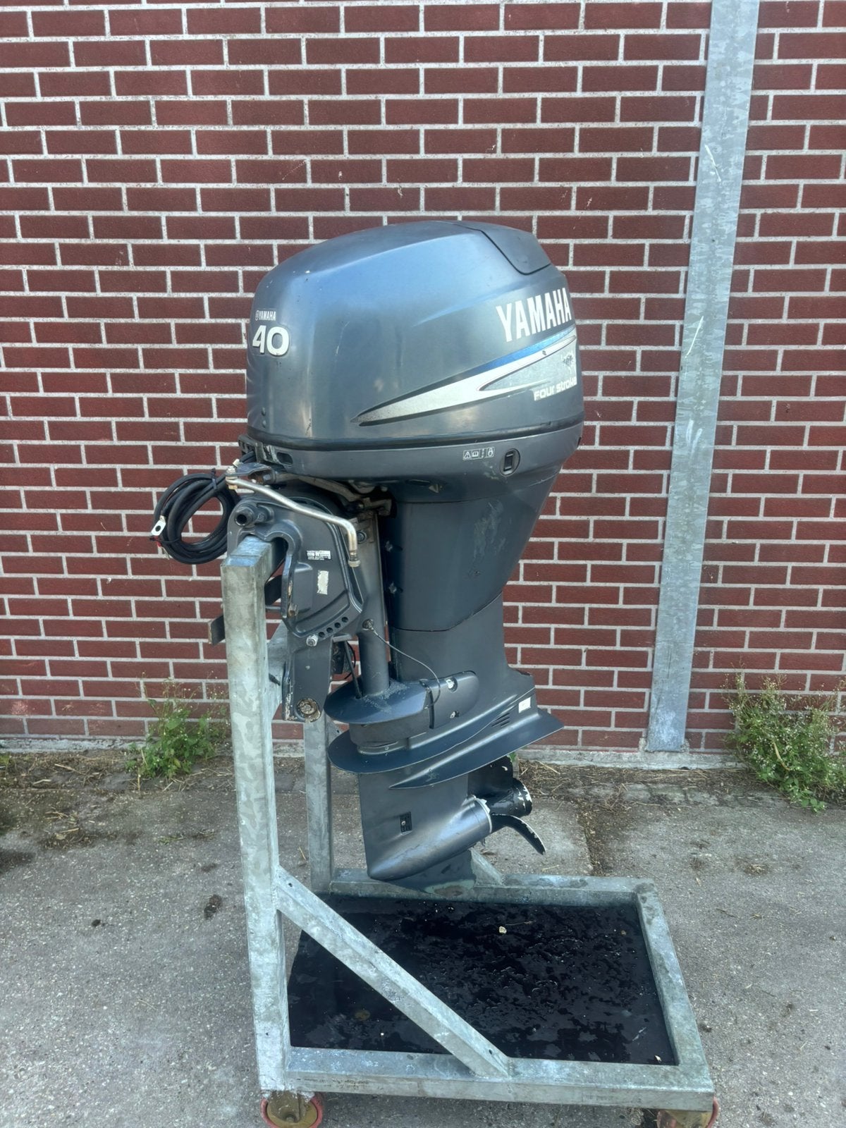 Yamaha 40 pk 4 takt langstaart powertrim, Watersport en Boten, Buiten- en Binnenboordmotoren, Ophalen, Viertaktmotor, Zo goed als nieuw