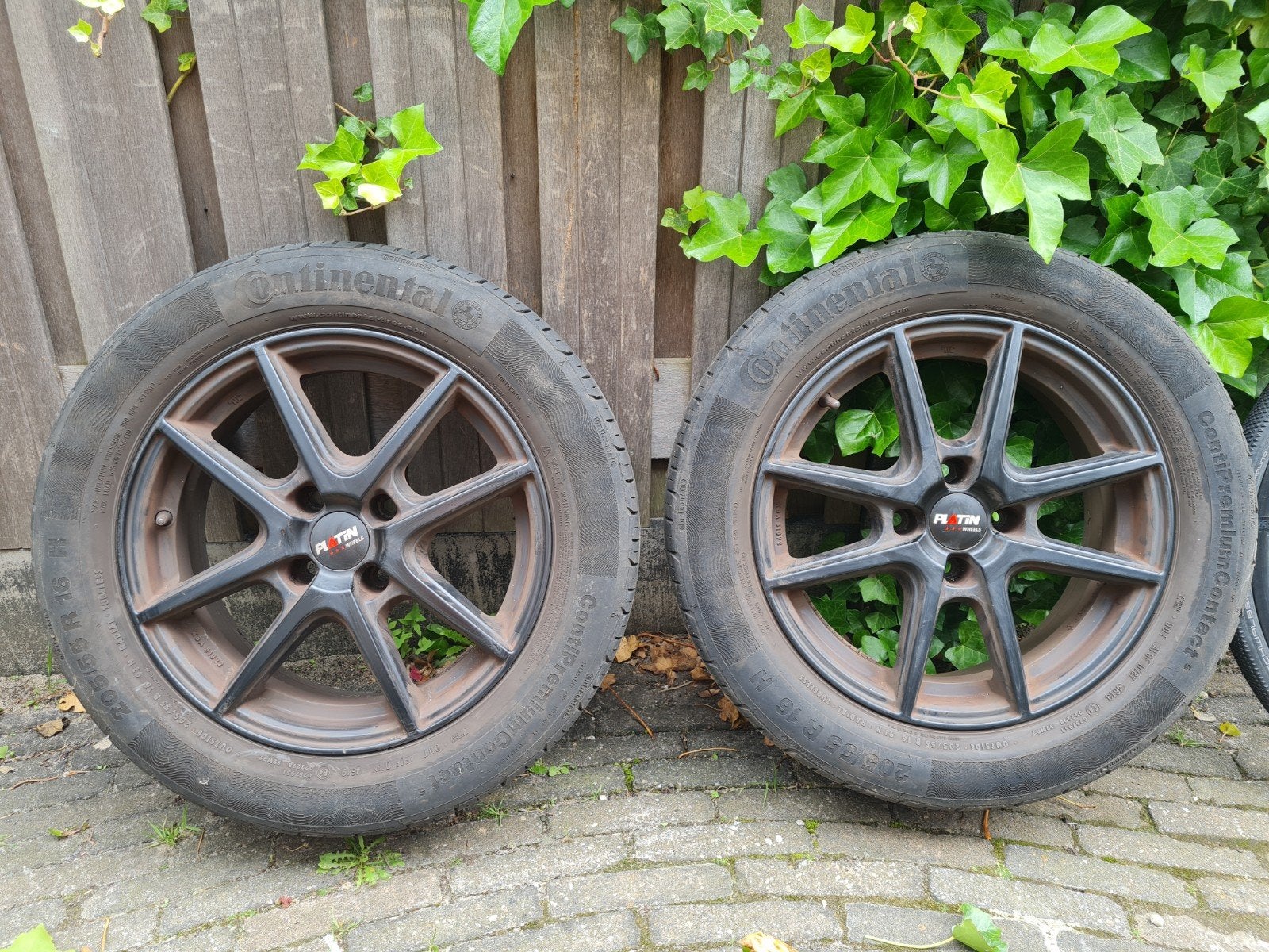 Continental zomerbanden op 16 inch Platin velgen, Ophalen of Verzenden, Gebruikt