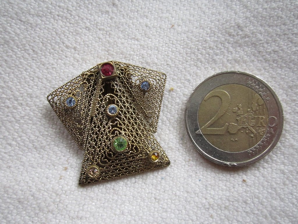 44.  Aparte oude kleding/sjaalclip, Ophalen, Overige materialen, Overige typen