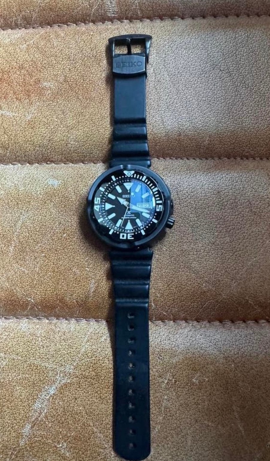 Seiko prospex baby tuna, Sieraden, Tassen en Uiterlijk, Horloges | Heren, Ophalen of Verzenden, Zo goed als nieuw, Staal, Seiko