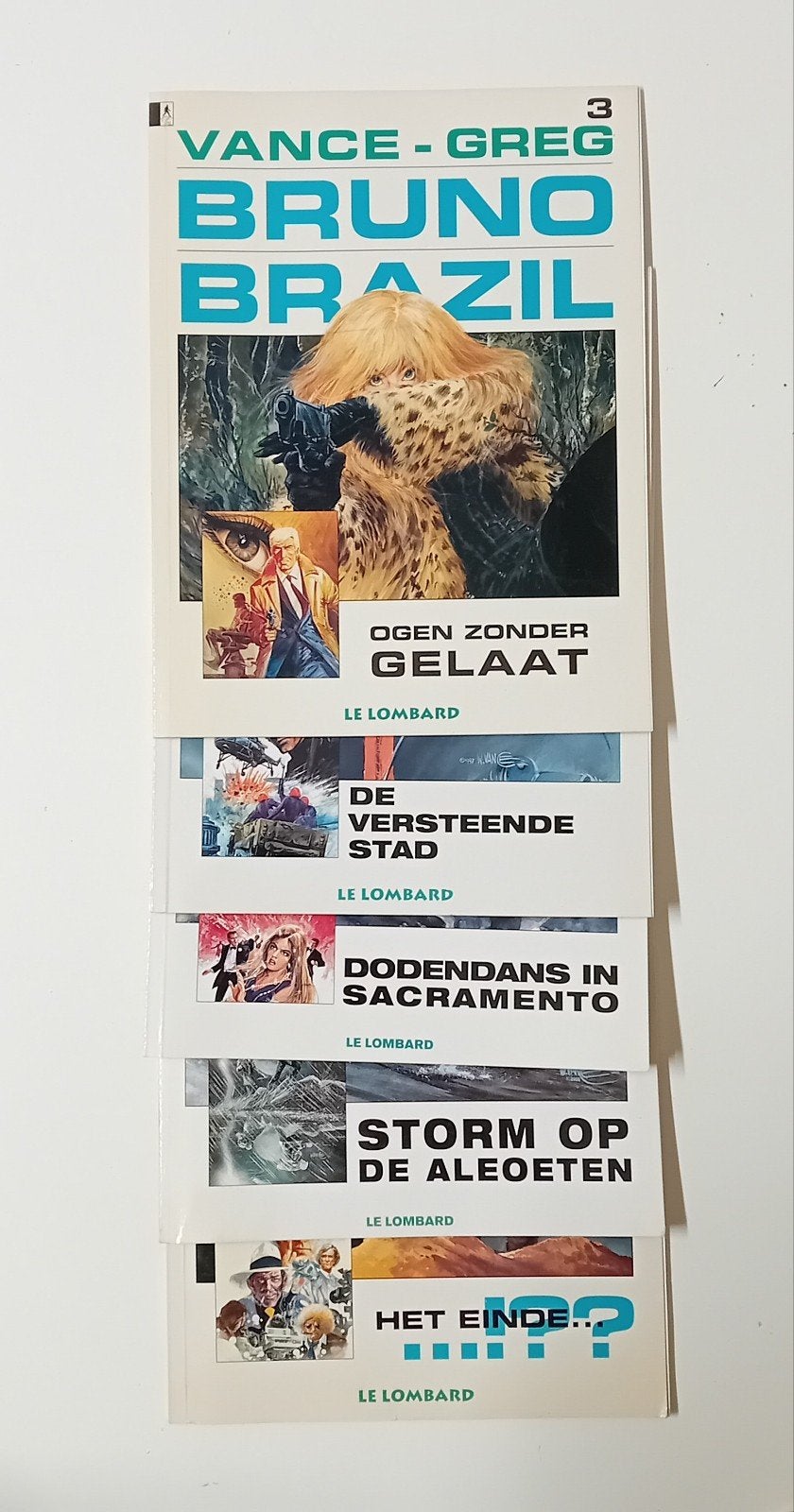 bruno brazil, Meerdere stripboeken, Ophalen of Verzenden, Zo goed als nieuw