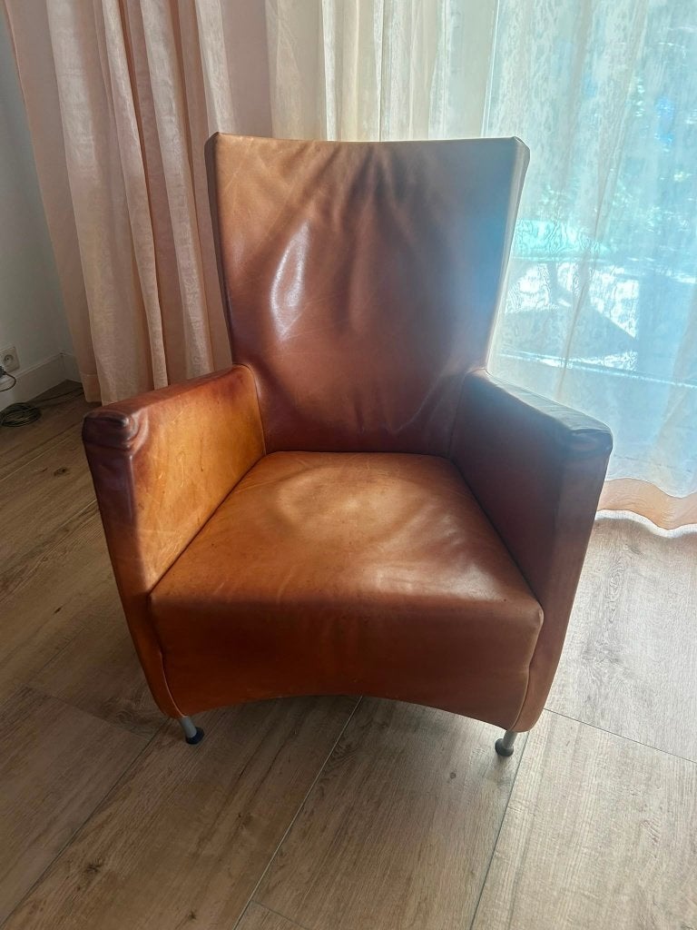 Montis Fauteuil Windy, Ophalen, Gebruikt, 100 tot 125 cm, Leer