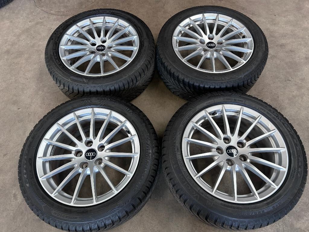 17 inch originele velgen + vierseizoenen banden Audi A5, Auto-onderdelen, Banden en Velgen, Audi, Gebruikt, Banden en Velgen, 17 inch