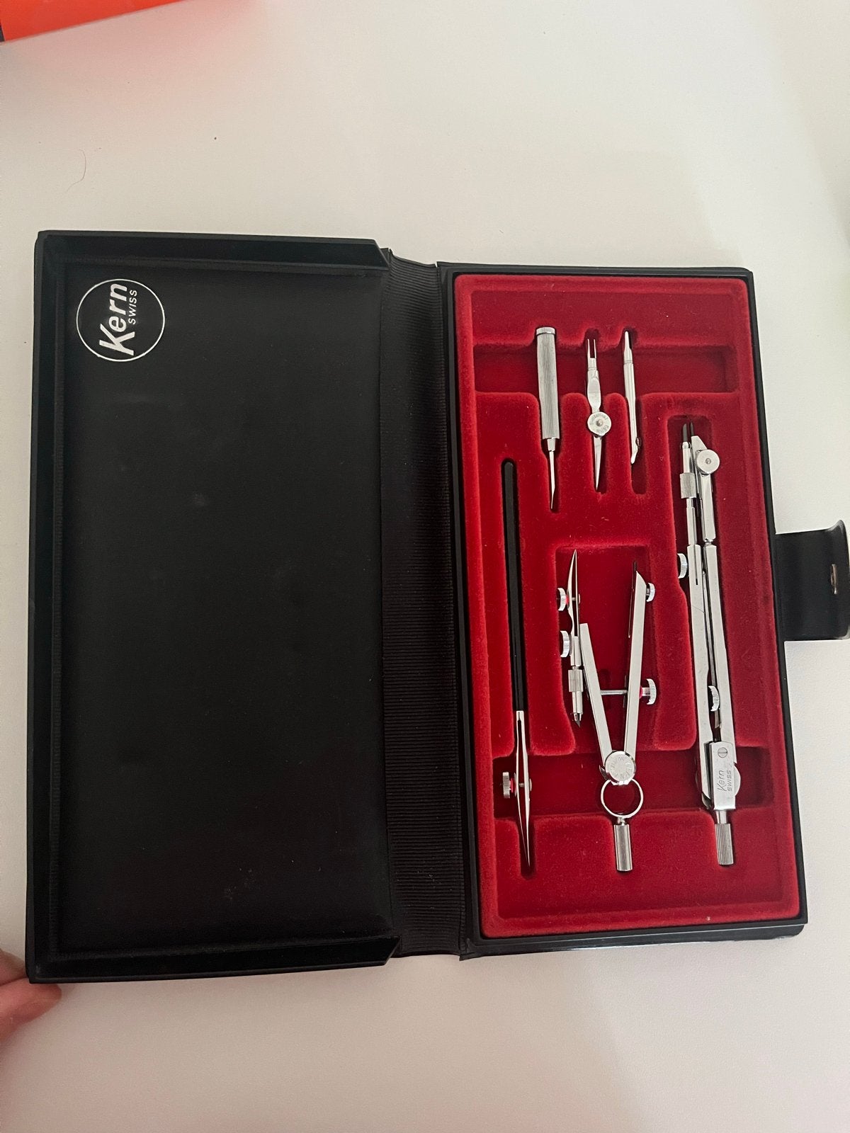 Kern Swiss passer in etui - Zo goed als nieuw, Ophalen of Verzenden, Zo goed als nieuw, Minder dan 130 cm