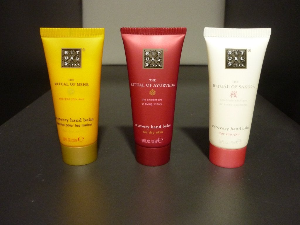 Nieuwe Rituals handcare set, handbalm, lotion, creme, mini, Ophalen of Verzenden, Nieuw, Bodylotion, Crème of Olie