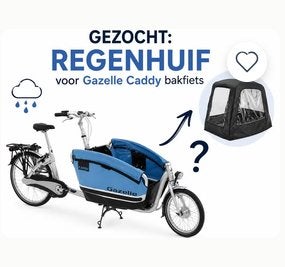 Ook ik zoek:  Regenhuif Gazelle Cabby bakfiets, Gebruikt, Huif, Ophalen of Verzenden, 2 kinderen