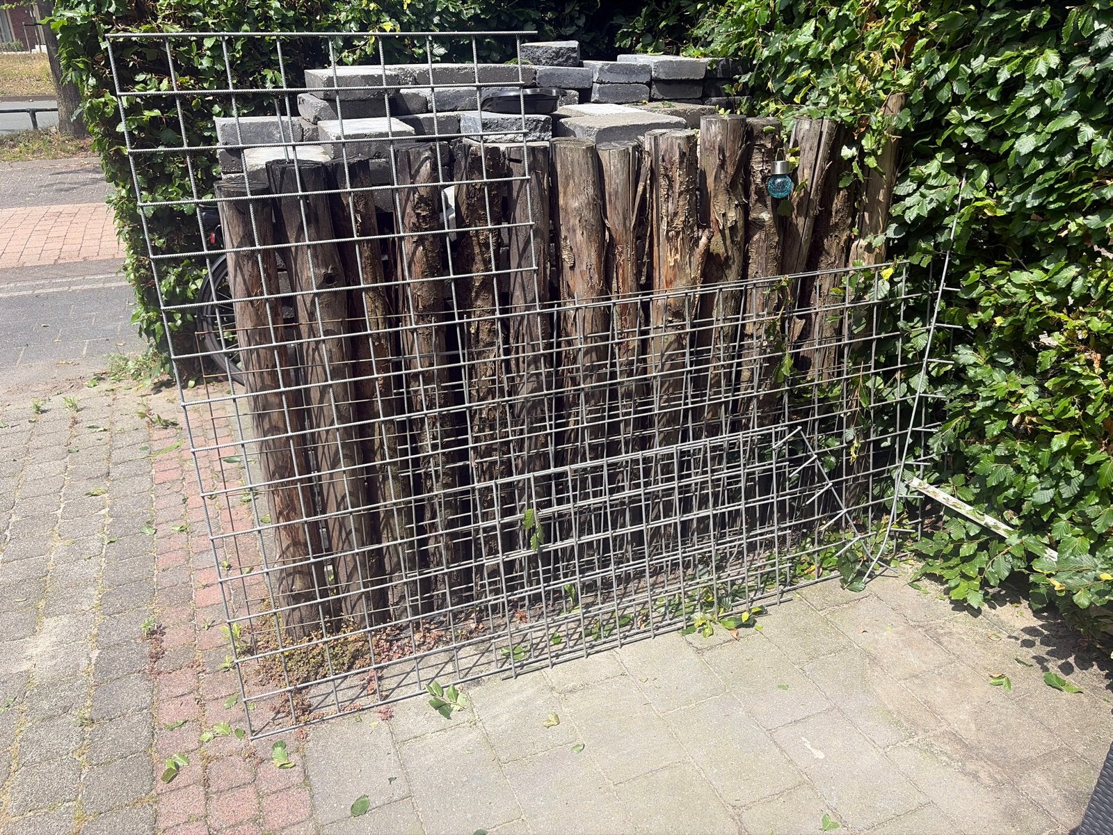 Gaashekwerk panelen - Ideaal voor tuin of afscheiding, Tuin en Terras, Tuinhekken en Hekwerk, Ophalen of Verzenden, Gebruikt, IJzer