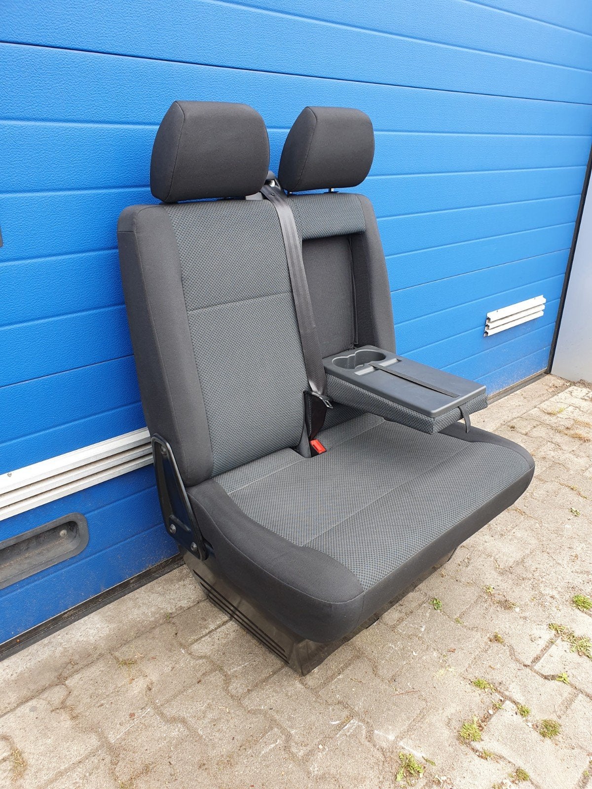 VOLKSWAGEN TRANSPORTER T5 T6 LUXE BIJRIJDERSBANK 2 ZITS BANK, Ophalen, Nieuw, Volkswagen