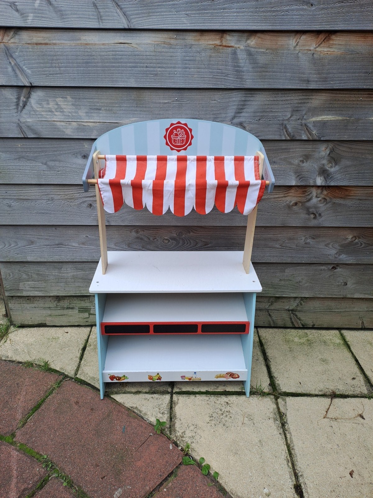 Houten marktkraam / winkeltje voor kinderen, Ophalen, Gebruikt, Jongen of Meisje