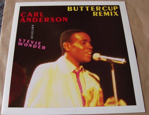 12" maxi Carl Anderson - Buttercup + 2 (Stevie Wonder), Ophalen, Maxi-single, Zo goed als nieuw, Pop