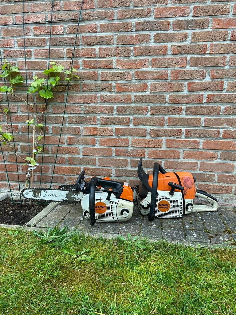 Stihl MS 341 & Stihl MS 201 TC, Ophalen, Gebruikt