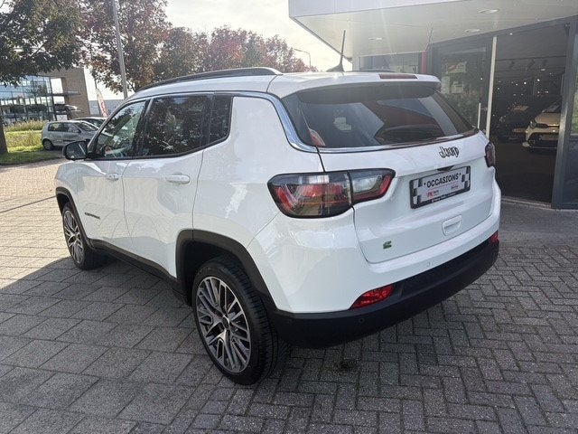 Jeep Compass 1.5T e-Hybrid Limited | Navi | Pano | 360 Camer, Auto's, Gebruikt, Zwart, 4 cilinders, Leder en Stof