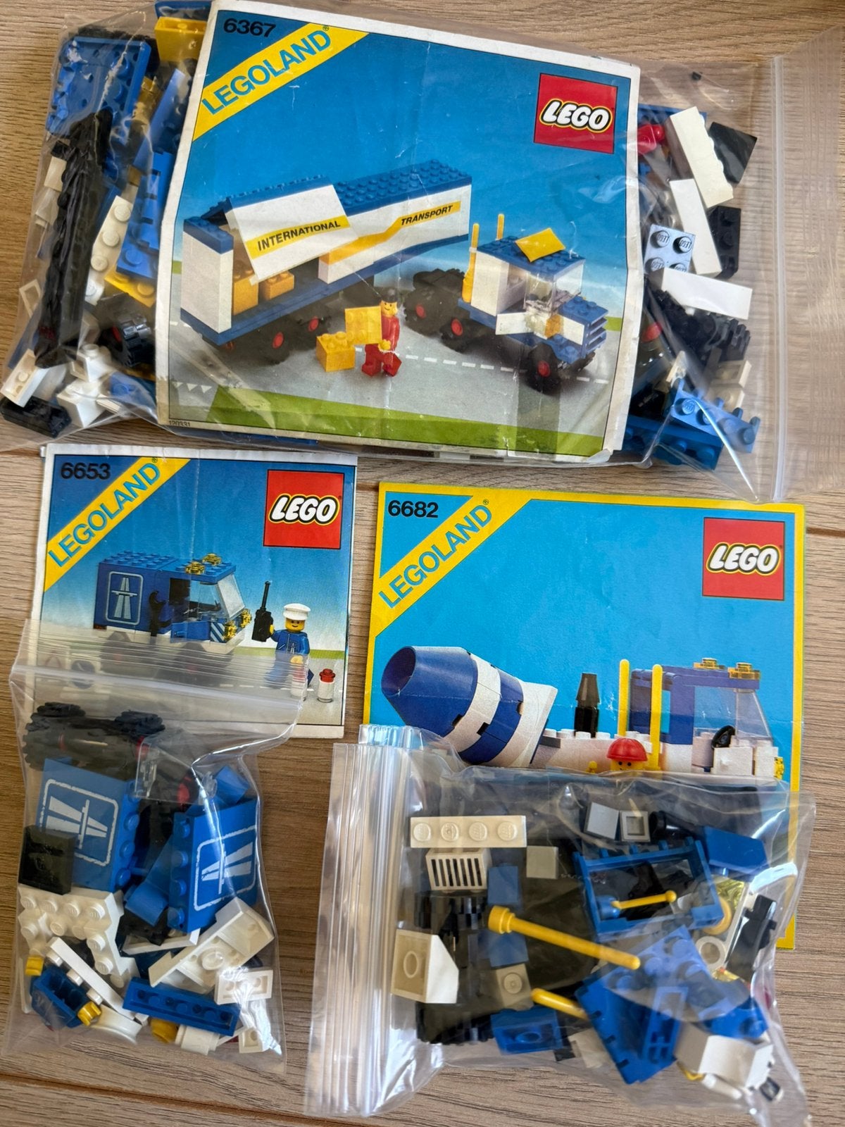 3 complete Legoland sets 6653 6682 6367, Lego, Ophalen of Verzenden, Zo goed als nieuw, LEGOLAND