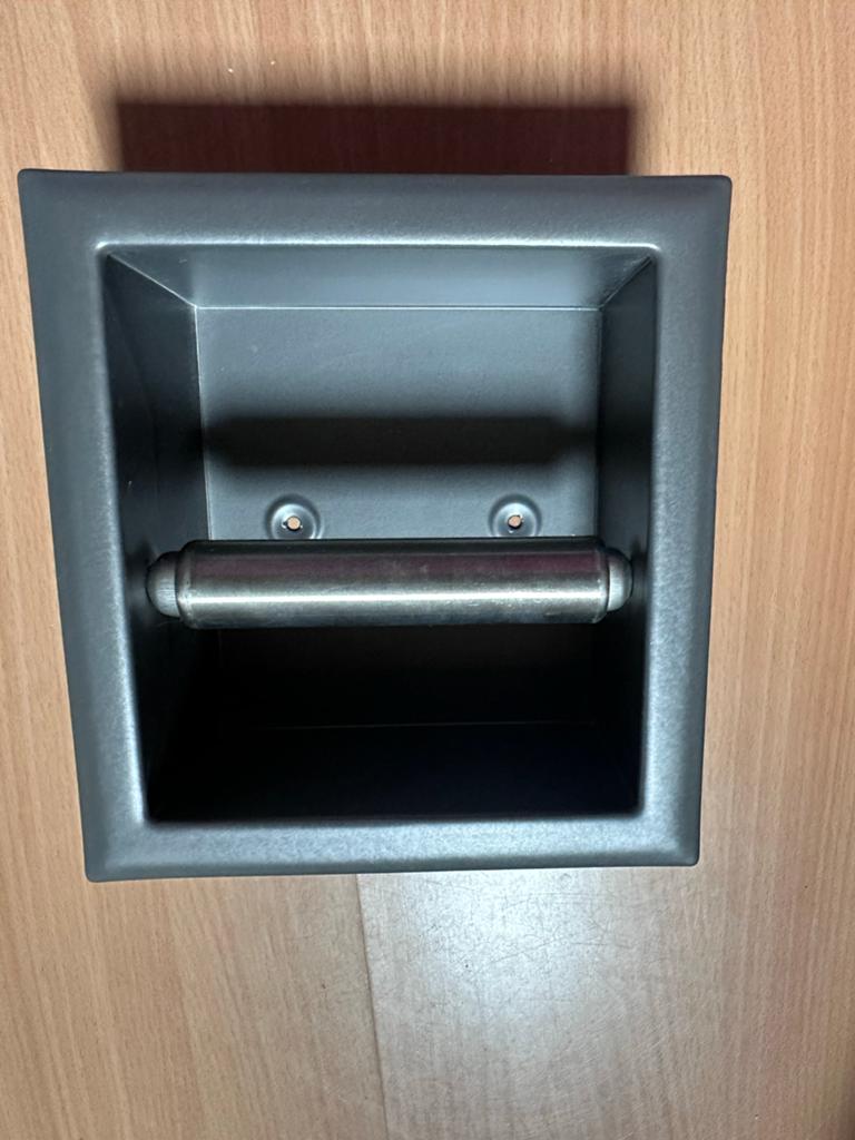 saniclear iron inbouw toiletrolhouder. NIEUW., Doe-het-zelf en Verbouw, Sanitair, Ophalen of Verzenden, Nieuw