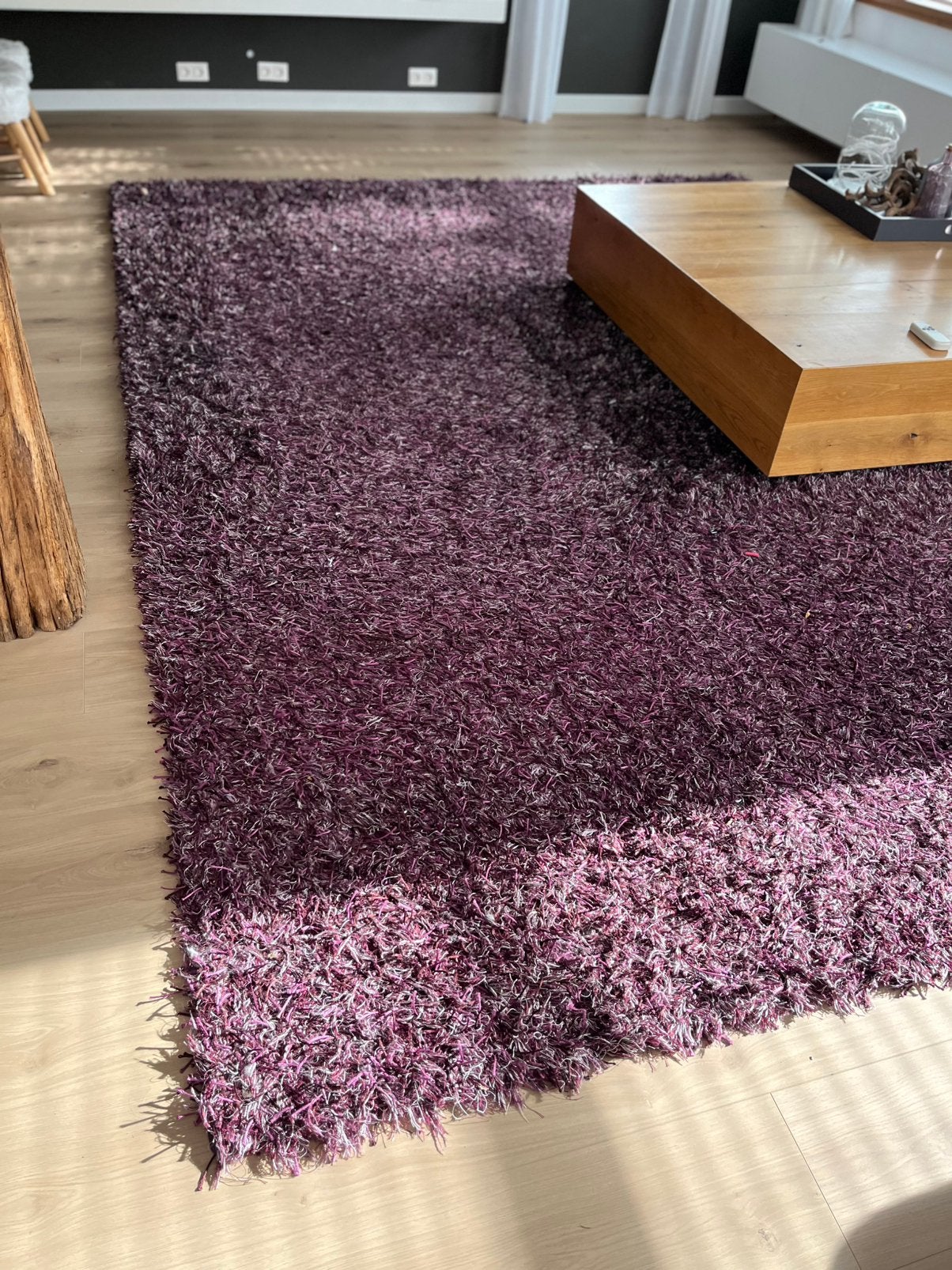 Vloerkleed, Ophalen, Gebruikt, Paars, 200 cm of meer