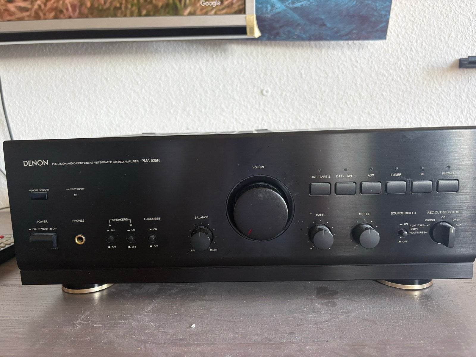 Denon PMA-925R (defect) met Afstandsbediening, Audio, Tv en Foto, Versterkers en Receivers, Ophalen, Stereo, 120 watt of meer