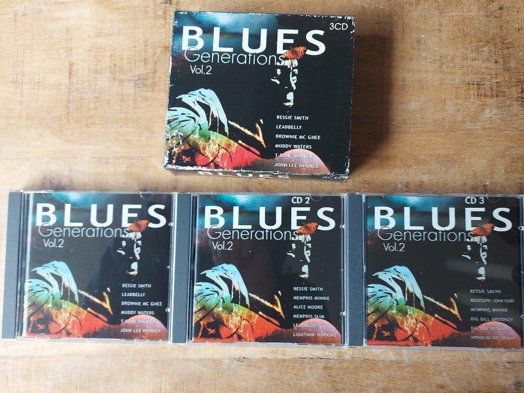3 CD Blues Generations Vol. 2 (3 CD), Cd's en Dvd's, Ophalen of Verzenden, Zo goed als nieuw, Blues