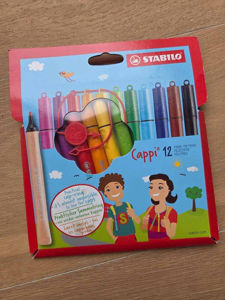 Nieuw stabilo stiften met lus/koord/dopring, Ophalen of Verzenden, Nieuw, Potlood of Stift