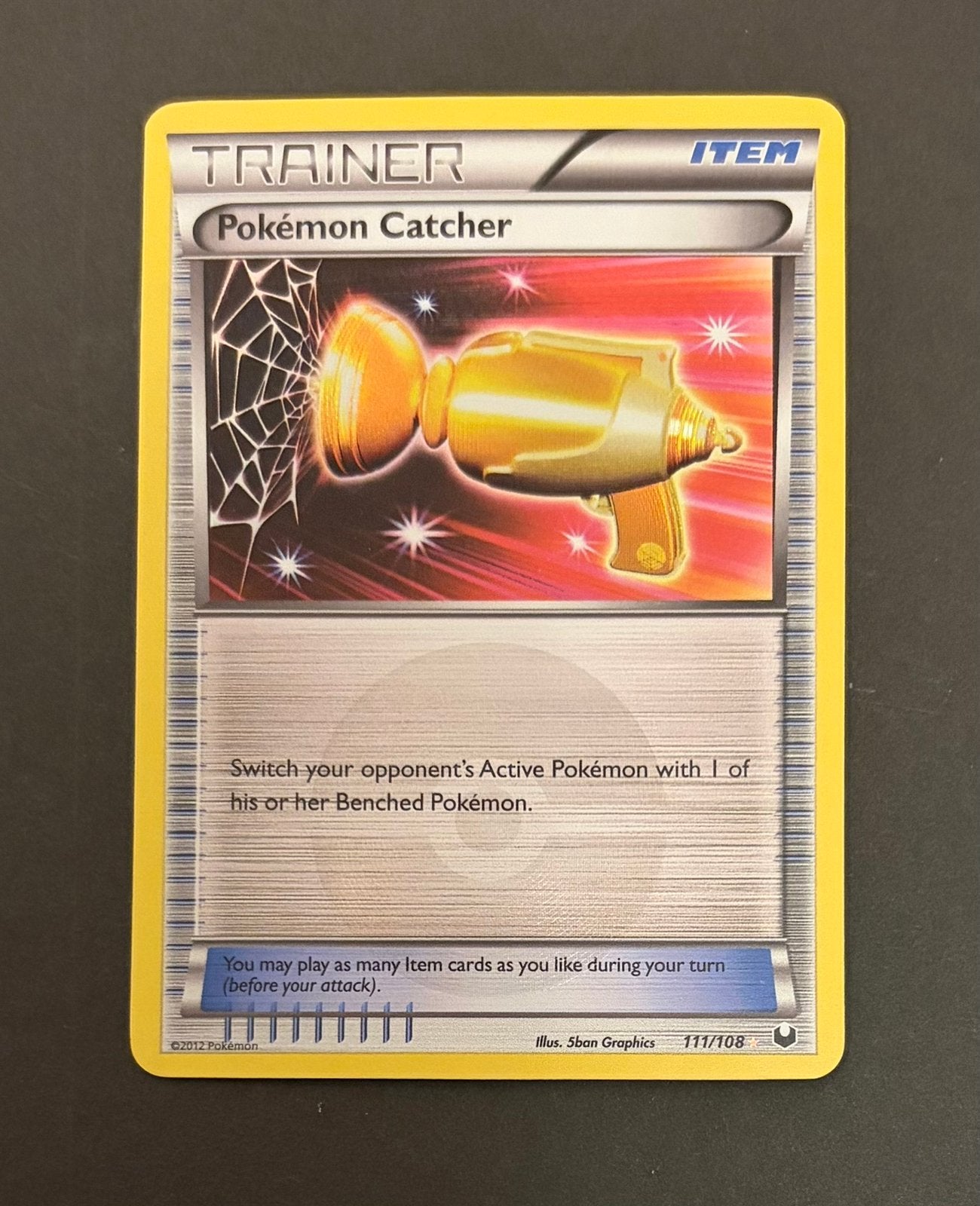 Pokemon Catcher 111/108 Secret Rare, Ophalen, Nieuw, Losse kaart