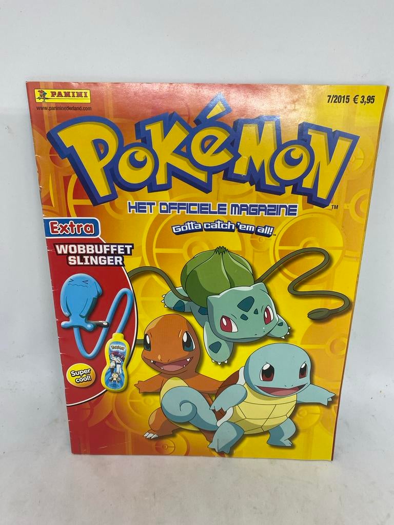 Panini Pokémon Officieel Magazine - Juli 2015 met Wobbuffet, Ophalen of Verzenden, Gebruikt, Boek of Catalogus