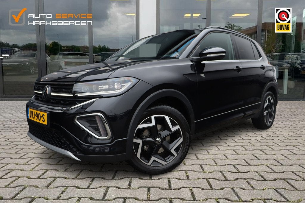 Volkswagen T-Cross 1.5 TSI R-Line | Trekhaak | Camera | ACC, T-Cross, 4 cilinders, 150 pk, Zwart