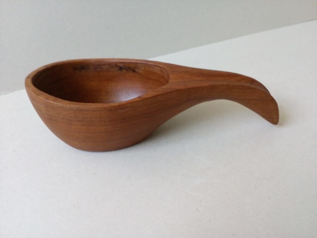 Scandinavische houten drinkbeker/Kuksu, Ophalen of Verzenden