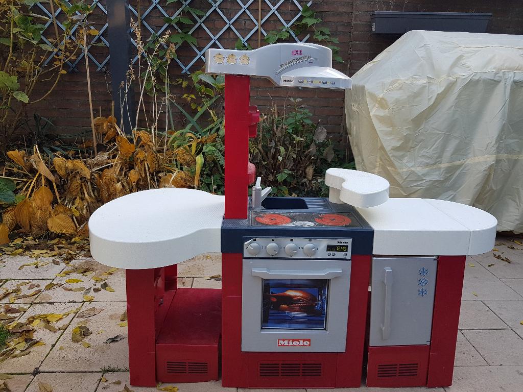 Kinder speelkeuken Miele, Kinderen en Baby's, Speelgoed | Speelkeukens, Ophalen, Gebruikt, Kunststof, Speelkeuken