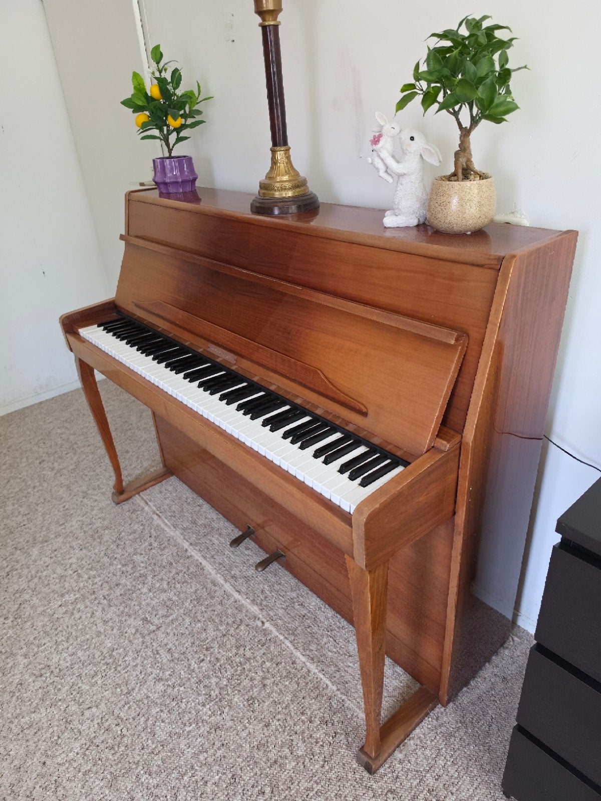 Piano, Ophalen, Gebruikt, Bruin, Piano