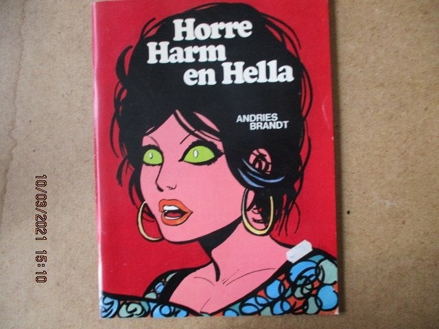 adv0336 horre harm en hella, Eén stripboek, Ophalen, Gelezen