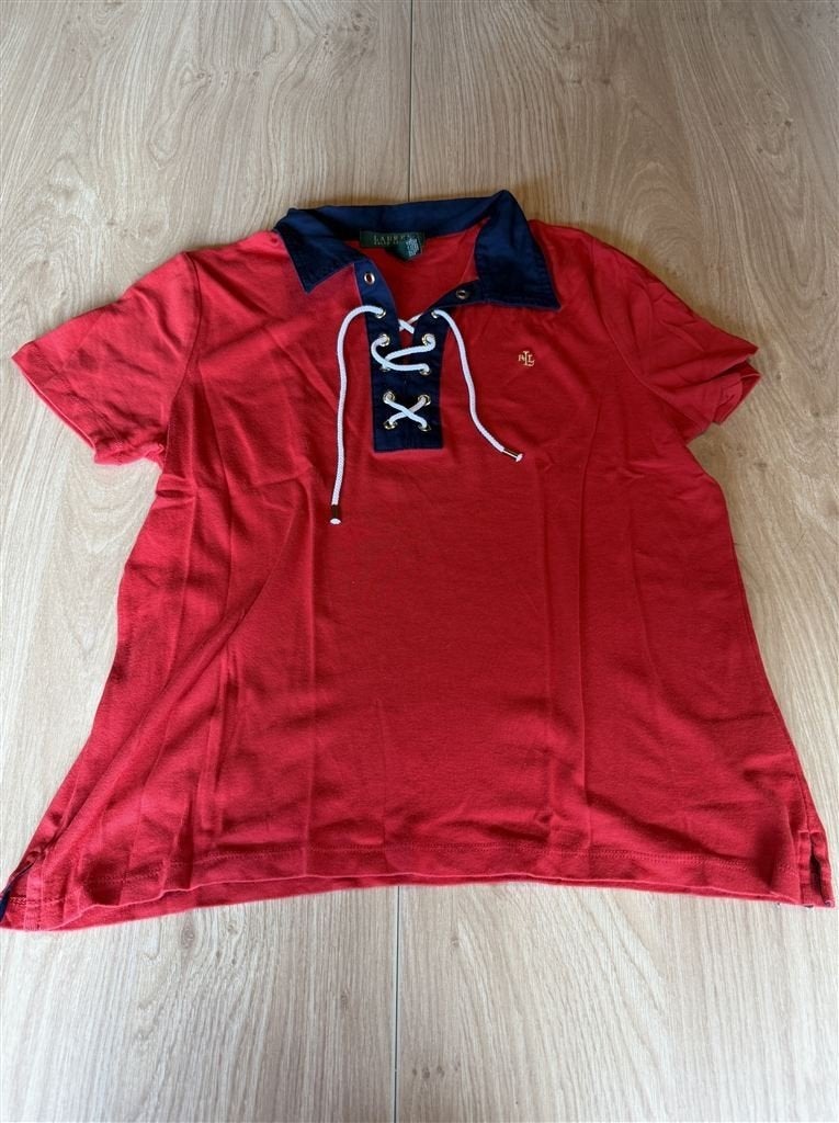 Ralph Lauren Shirt Maat L, Kleding | Dames, Ophalen of Verzenden, Zo goed als nieuw, Maat 38/40 (M), Korte mouw