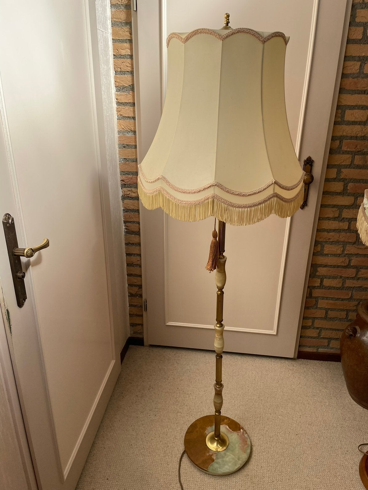 VIntage ONYX Lampen, vloerlampen, staande lamp , schemerlamp, Ophalen, Zo goed als nieuw, 150 tot 200 cm
