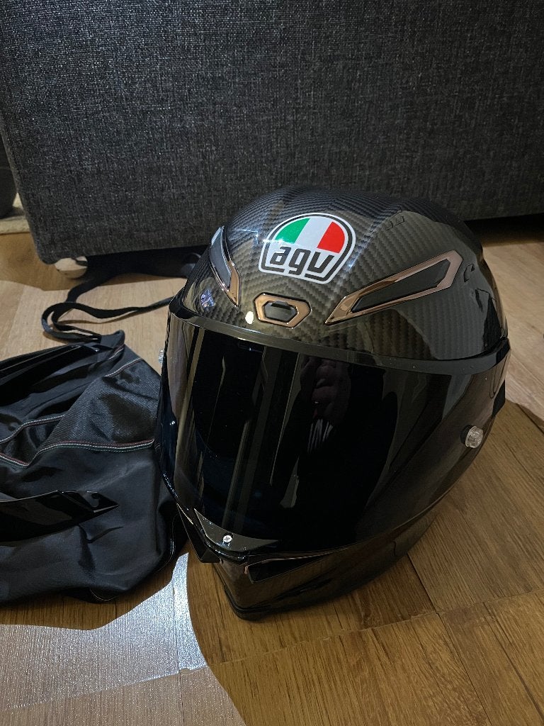 AGV Carbon GP RR Te Koop met headset, Ophalen of Verzenden, Nieuw met kaartje, Integraalhelm, AGV