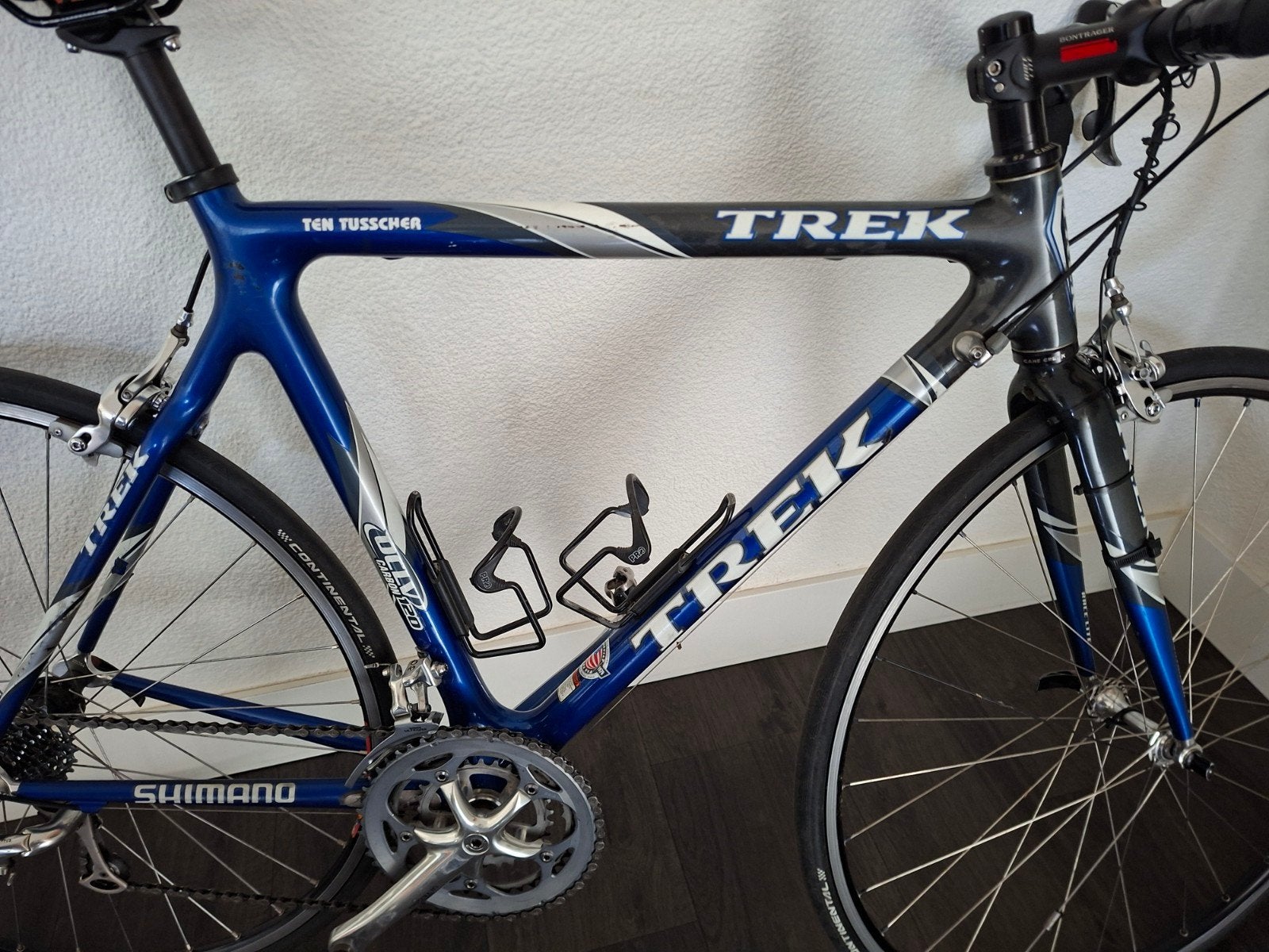Trek racefiets - Blauw/Zilver - Shimano Ultegra, Fietsen en Brommers, Fietsen | Racefietsen, 28 inch, Gebruikt, Aluminium, Meer dan 20 versnellingen
