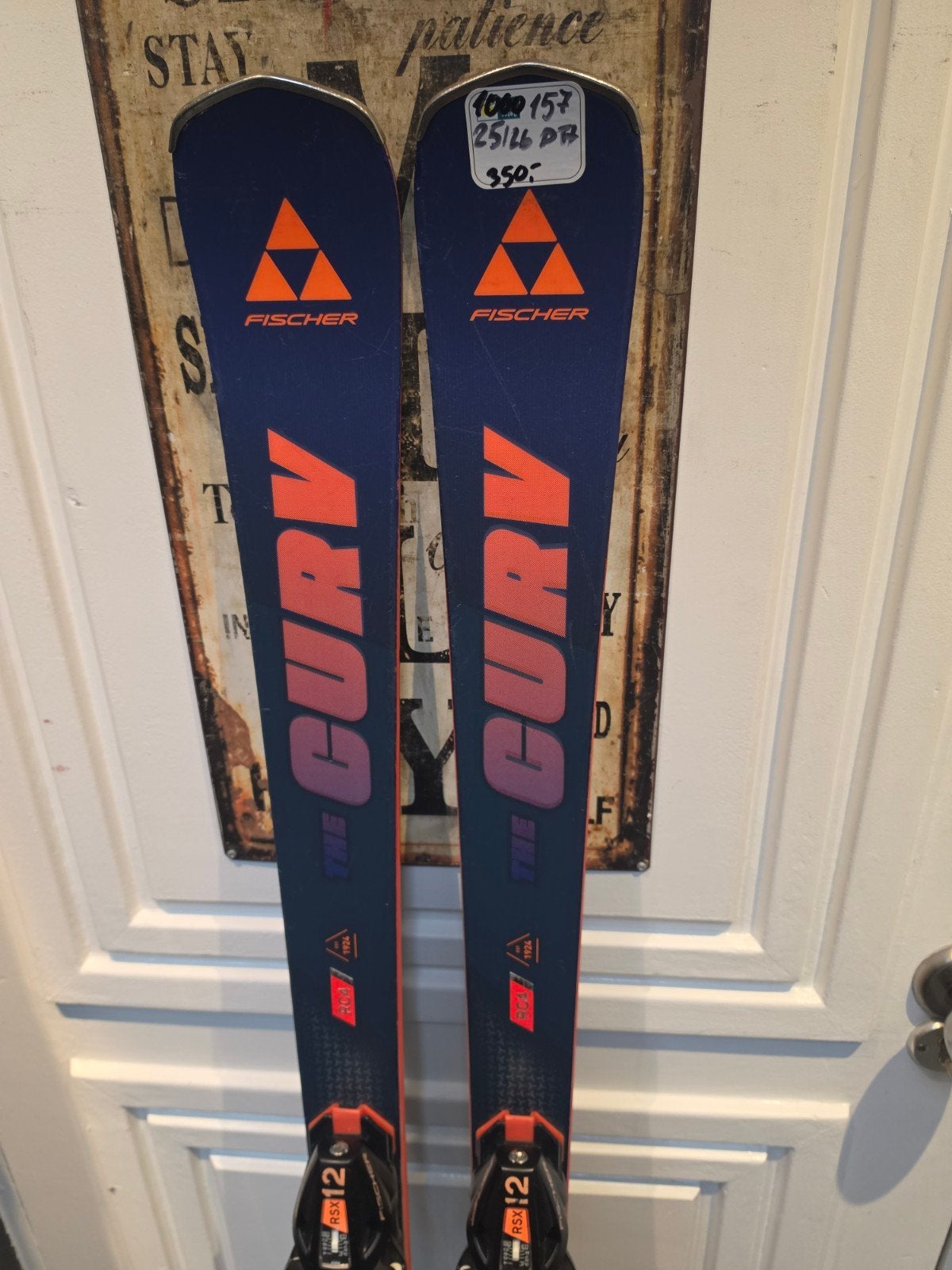 157cm 2025/26 FISCHER RC4 THE CURV DTX 1000€  GEVORDERD, 140 tot 160 cm, Fischer, Ophalen of Verzenden, Zo goed als nieuw
