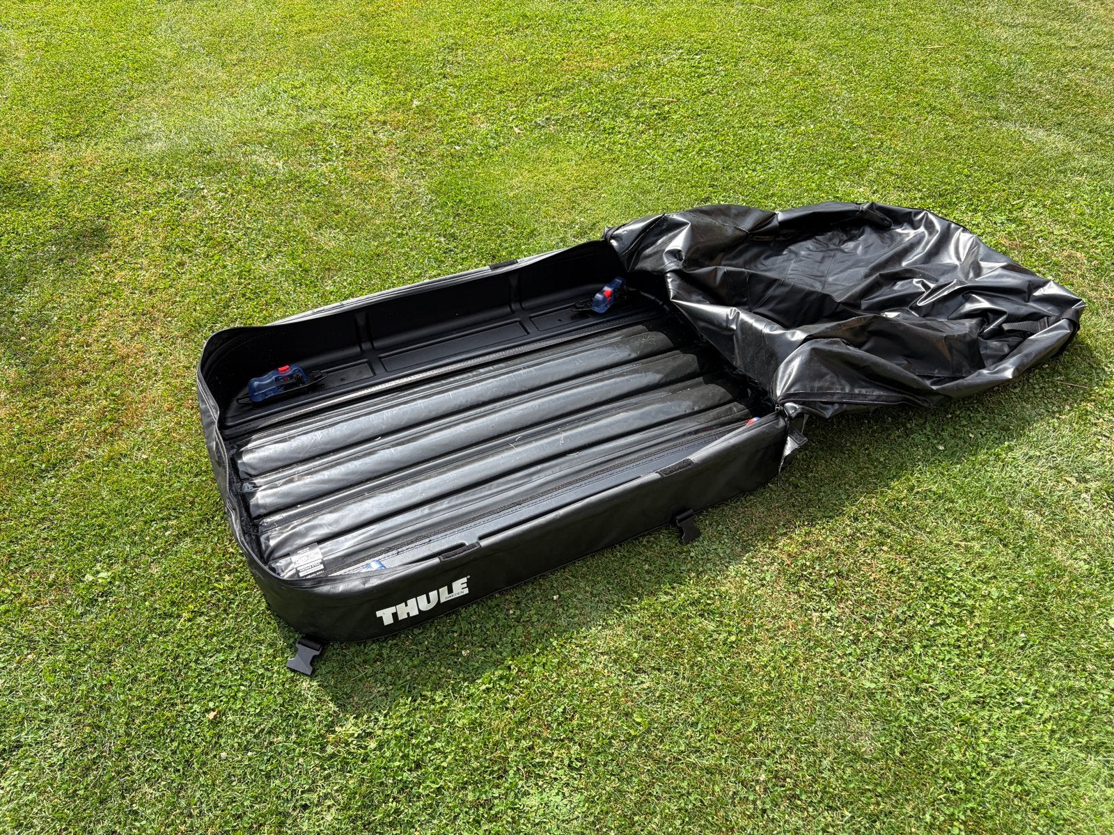 Thule Ranger 90 opvouwbare dakkoffer, Auto diversen, Dakkoffers, Gebruikt, Ophalen