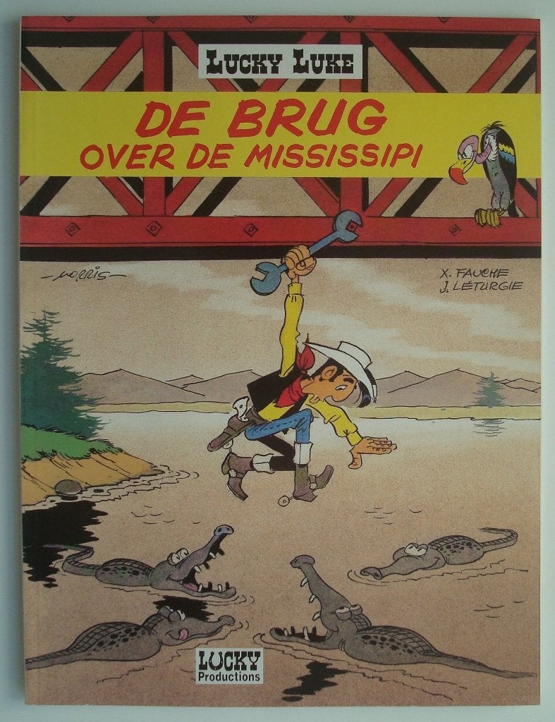 Lucky Luke 33 - De brug over de Mississipi, 1e druk uit 1994, Meerdere stripboeken, Ophalen, Nieuw