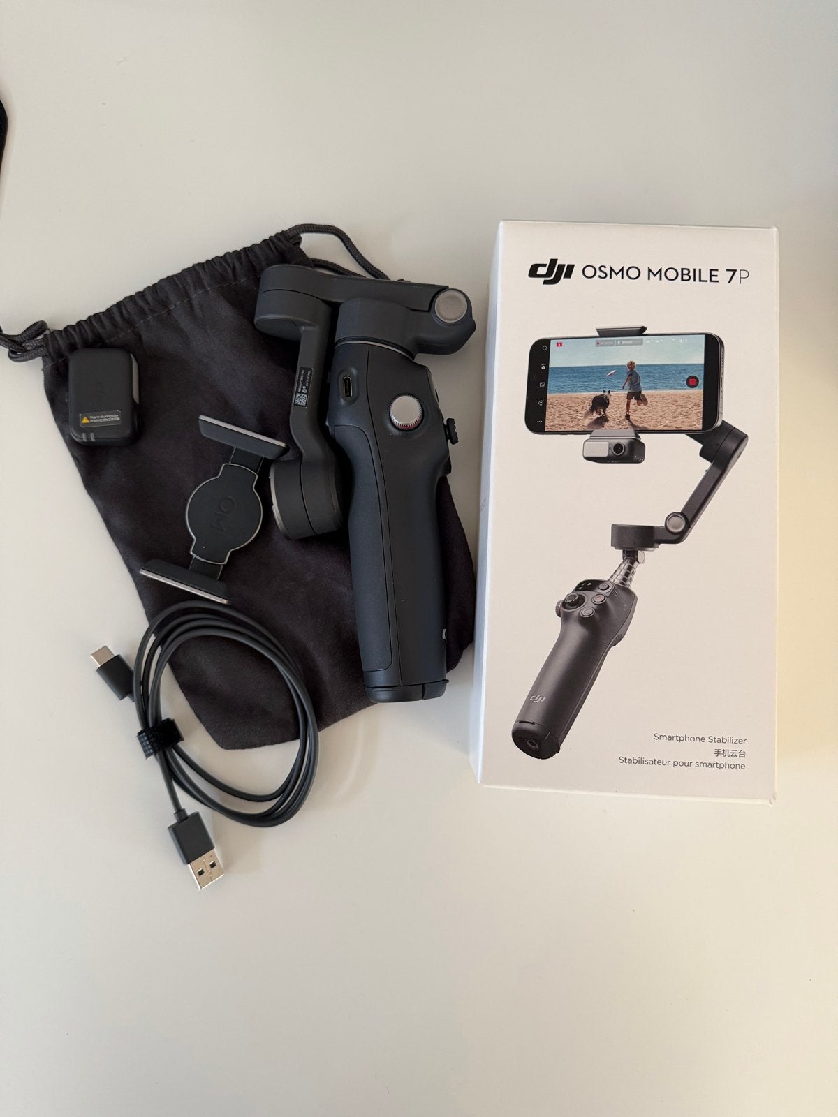 DJI Osmo Mobile 7P Smartphone Stabilizer, Overige typen, Overige soorten, Minder dan 8x, Zo goed als nieuw