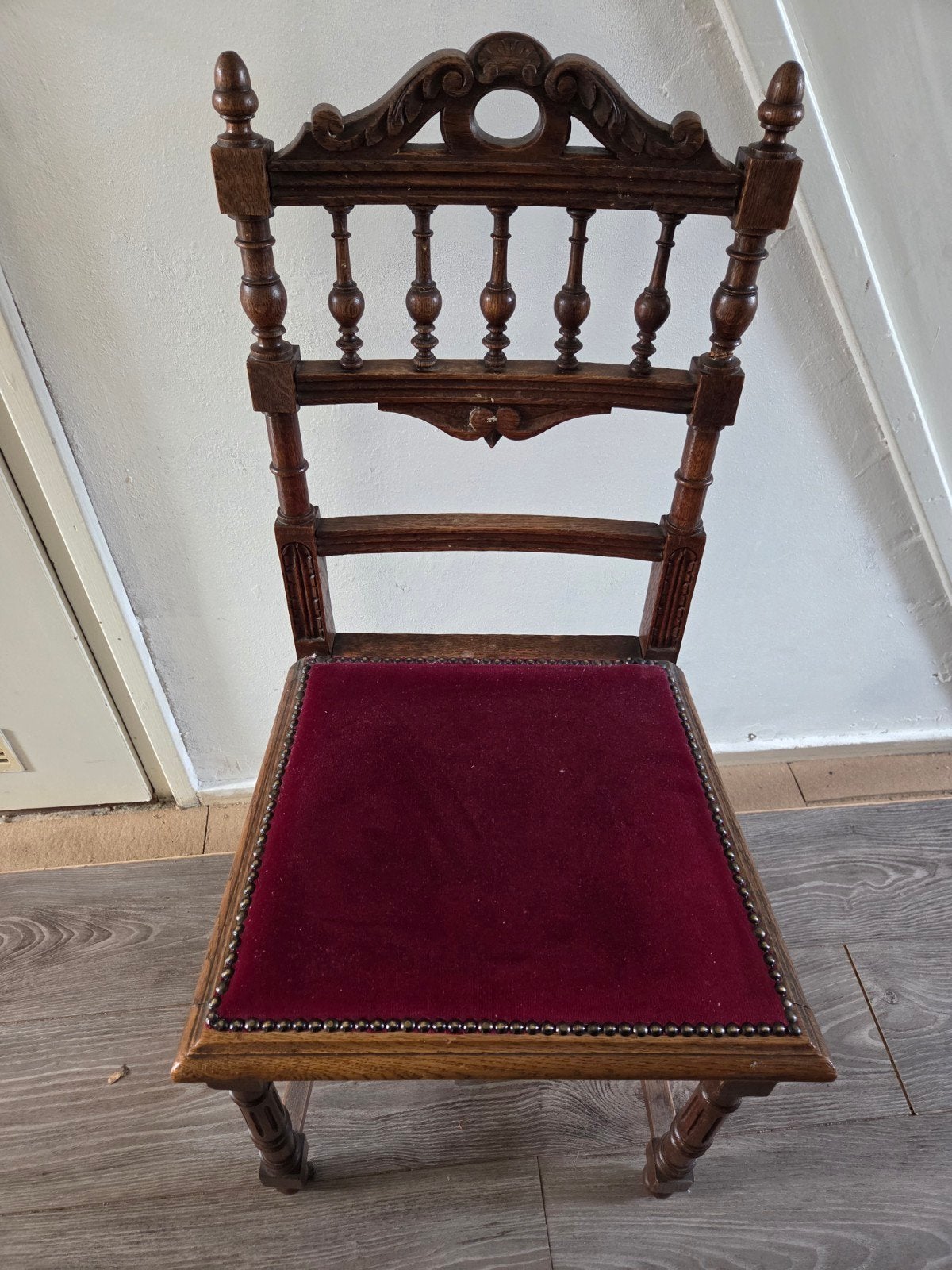 6 eetkamer stoelen uit de jaren 80, Antiek en Kunst, Ophalen