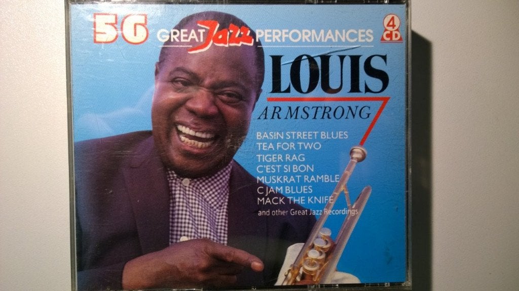 Louis Armstrong - 56 Great Jazz Performances, Cd's en Dvd's, Cd's | Jazz en Blues, Zo goed als nieuw, Jazz, 1960 tot 1980, Ophalen of Verzenden