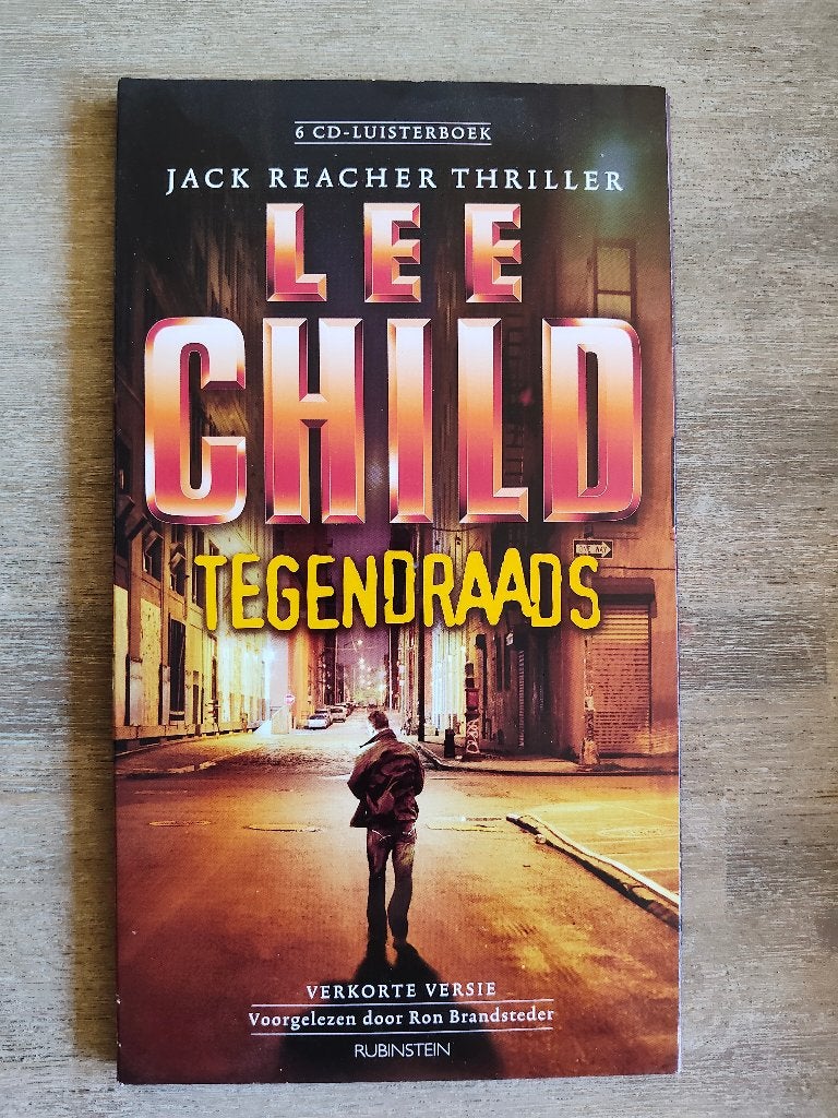 5004 luisterboek lee child - tegendraads, Verzenden