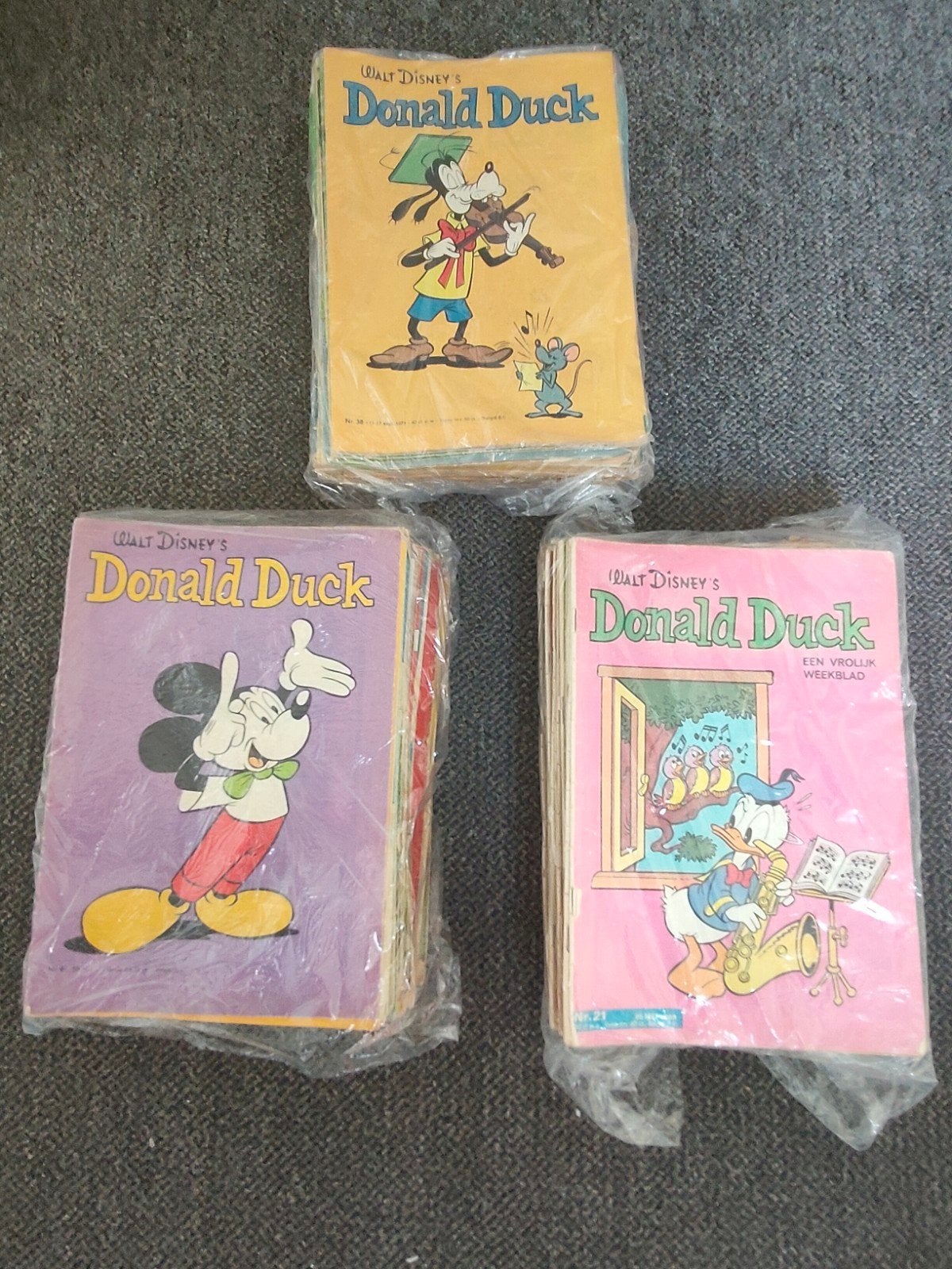 Oude Donald Duck, Boeken, Ophalen