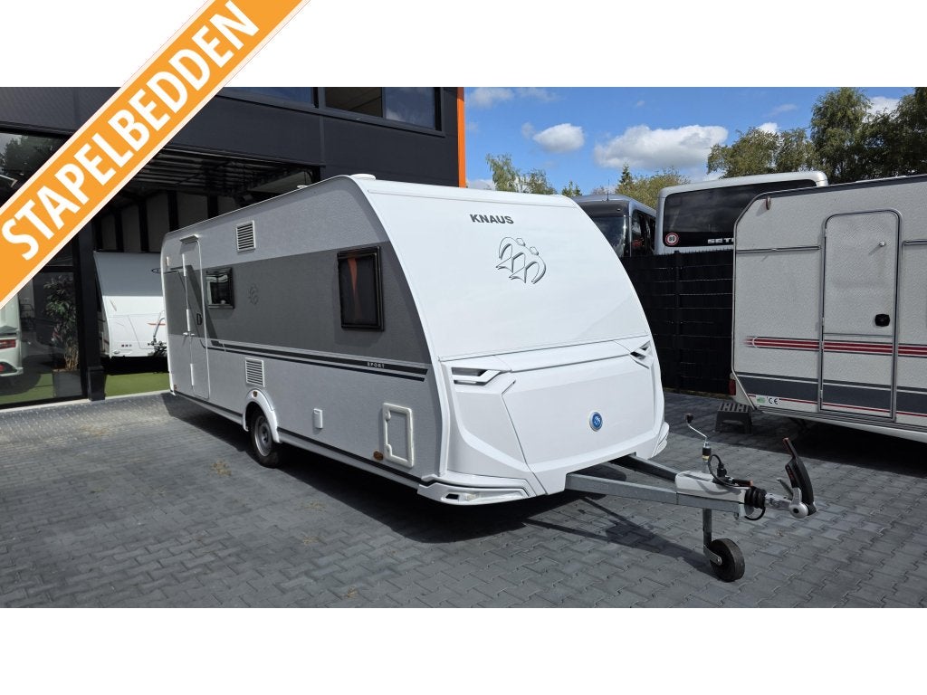 Knaus Sport 540 FDK 2023 Stapelbed, Schokbreker, Overige typen, Bedrijf, Treinzit