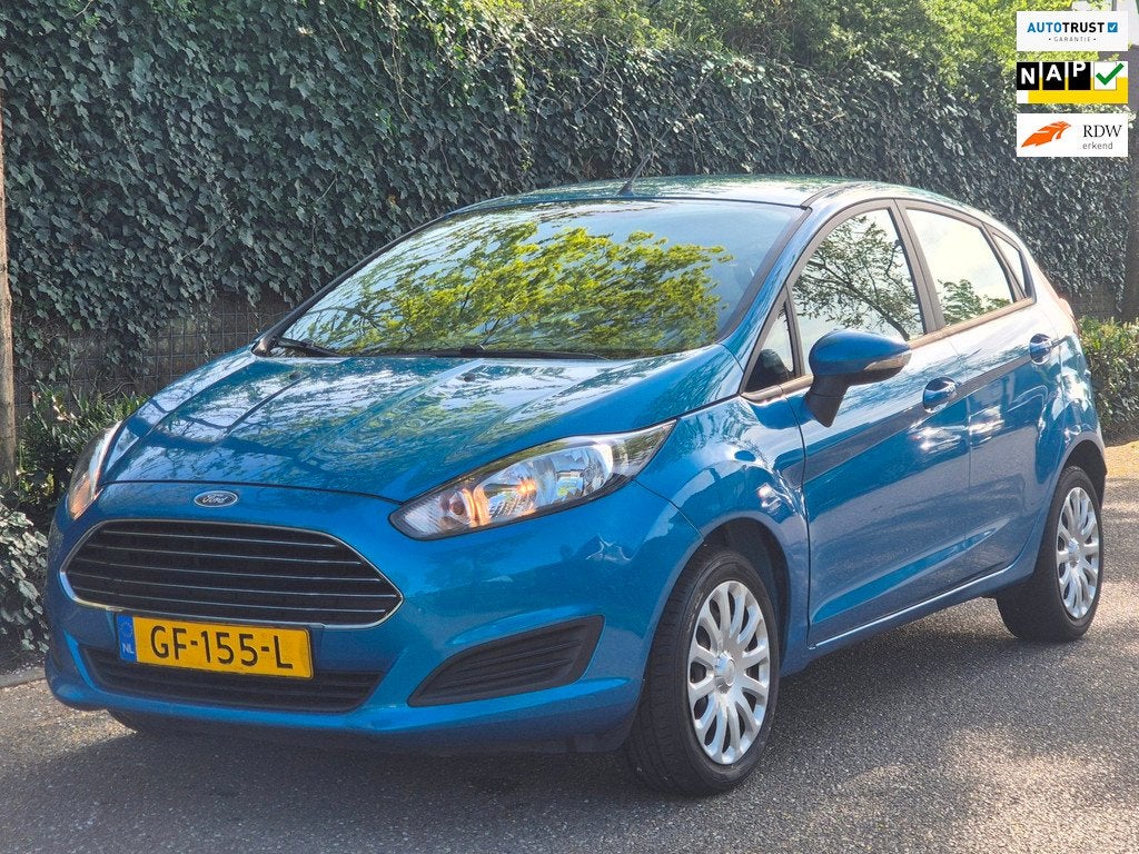 Ford Fiesta Style Navigatie 1e Eigenaar NL NAP Auto Cruise C, Stof, 40 €/maand, 525 kg, Blauw