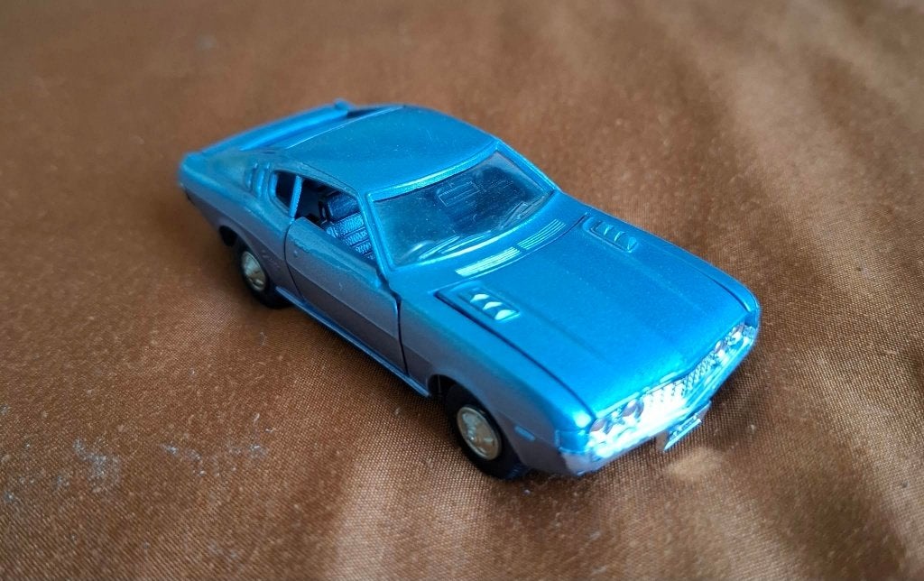 DIAPET TOYOTA CELICA TA28 LB 2000 GT  1;43 LIGHT BLUE, Ophalen of Verzenden, Zo goed als nieuw, Auto, Overige merken